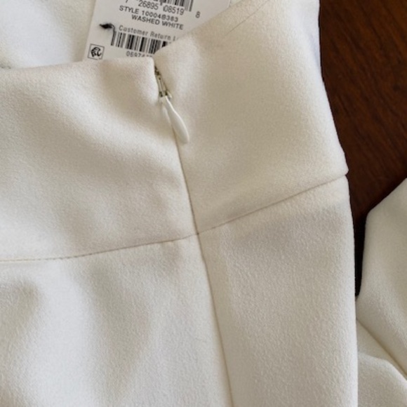 INC Fluid Crepe Ivory Pants (NWT) - Picture 2 of 13